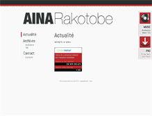Tablet Screenshot of aina-rakotobe.net